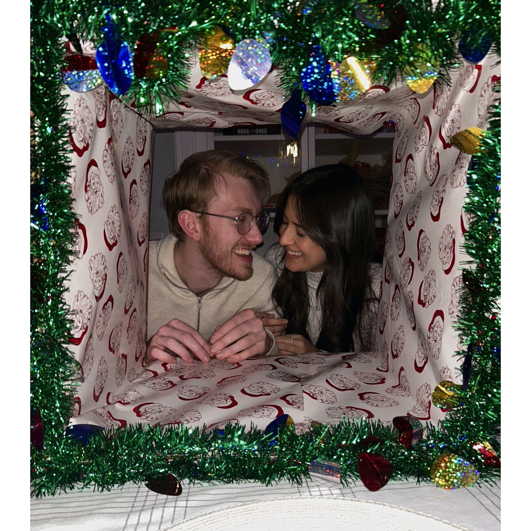 A special first: our very first Christmas party in the place we now call home.