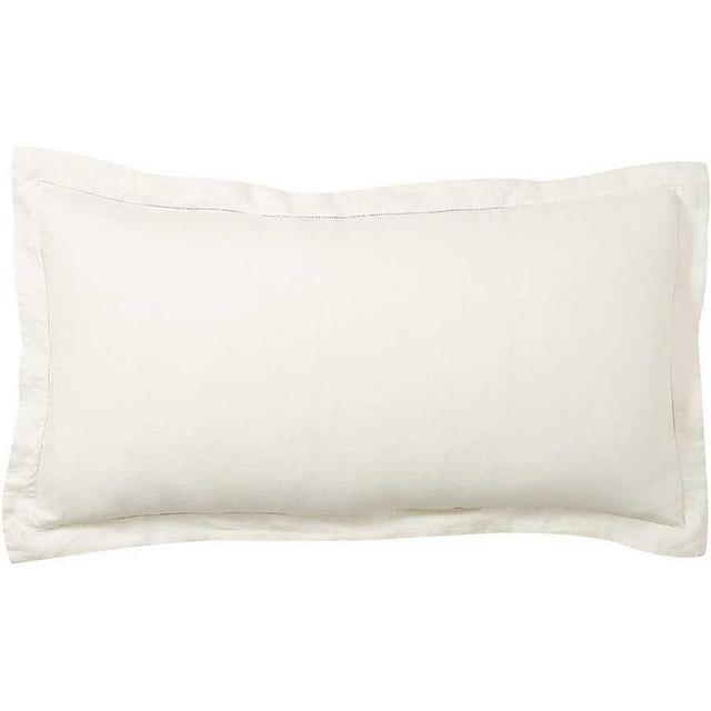 Classic Ivory Belgian Flax Linen Sham, King