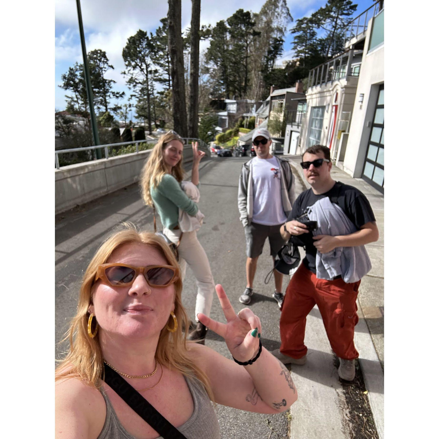 Walking 17 miles across San Francisco for Stacie's 30th Birthday.