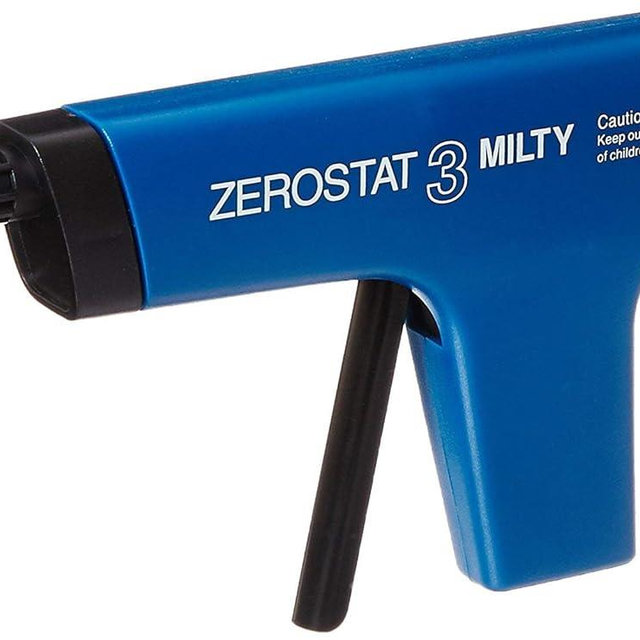 Milty 5036694022153 Zerostat 3 Anti-Static Gun, Blue