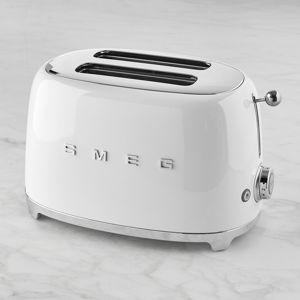 SMEG 2-Slice Toaster / Color: Glossy White
