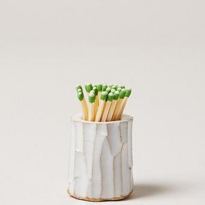 White Log Match Striker