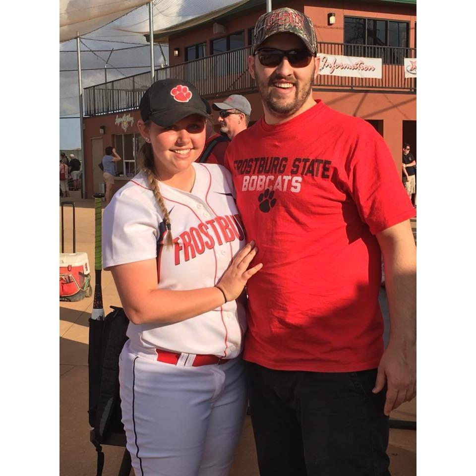 Patrick came down to Florida to watch me play softball for Spring Break 2015