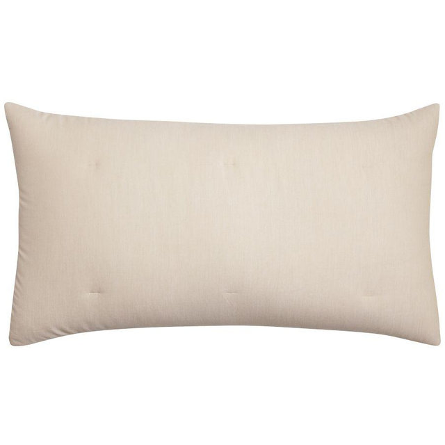 Dream Brushed Cotton Comforter Shams, King, Flax, Set of 2