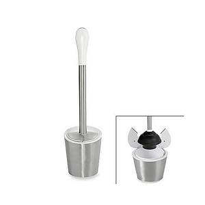 OXO Good Grips® Stainless Steel/White Toilet Plunger