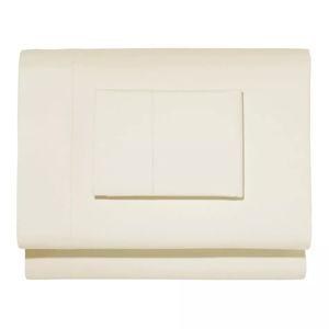 LL Bean 280-Thread-Count Pima Cotton Percale Sheet Set - Queen - Cream