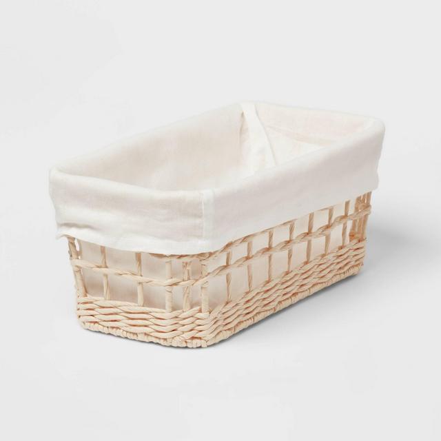 S Tapered Woven Basket with Liner - Brightroom™