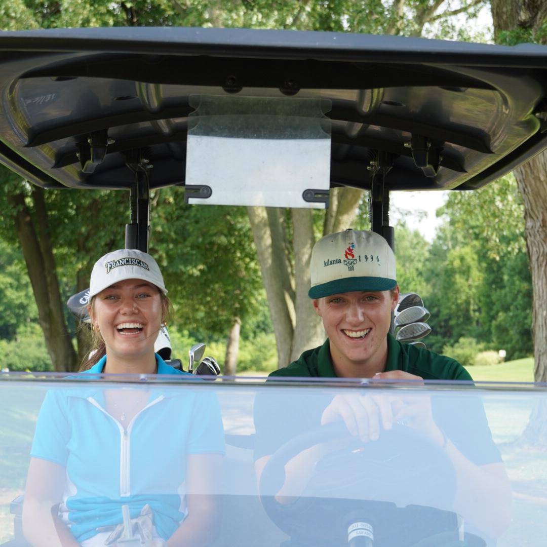 We also discovered that we like golfing together even though it can be competitive sometimes! ;)