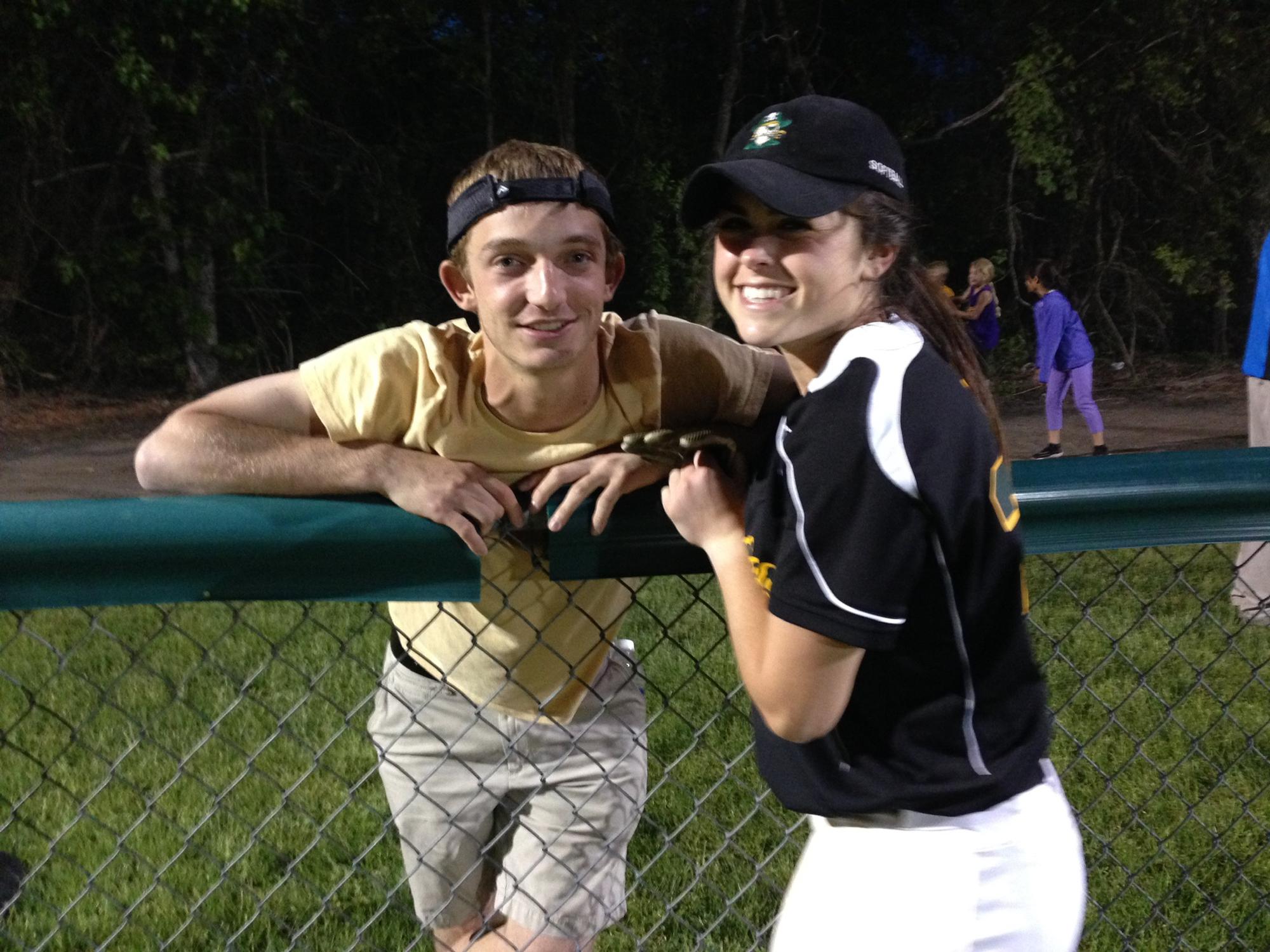 Senior softball game at the infamous Ward Field 2015