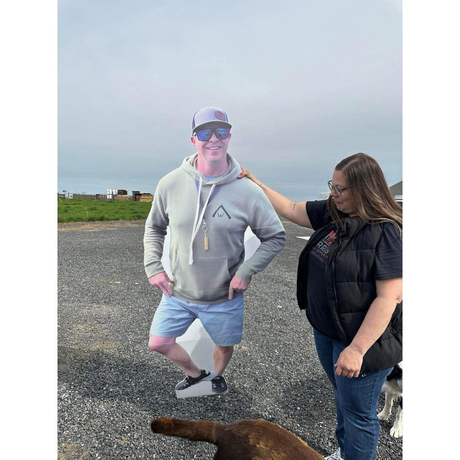 Me posing with flat Kyle