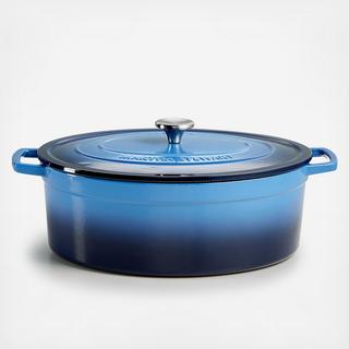 Martha Stewart Collection - Oval 8 Qt. Dutch Oven