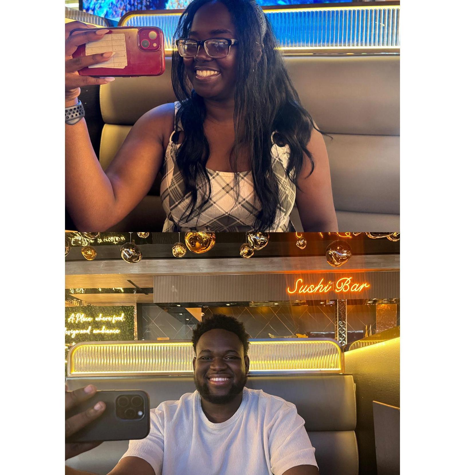 First Lunch Date as an engaged couple :)