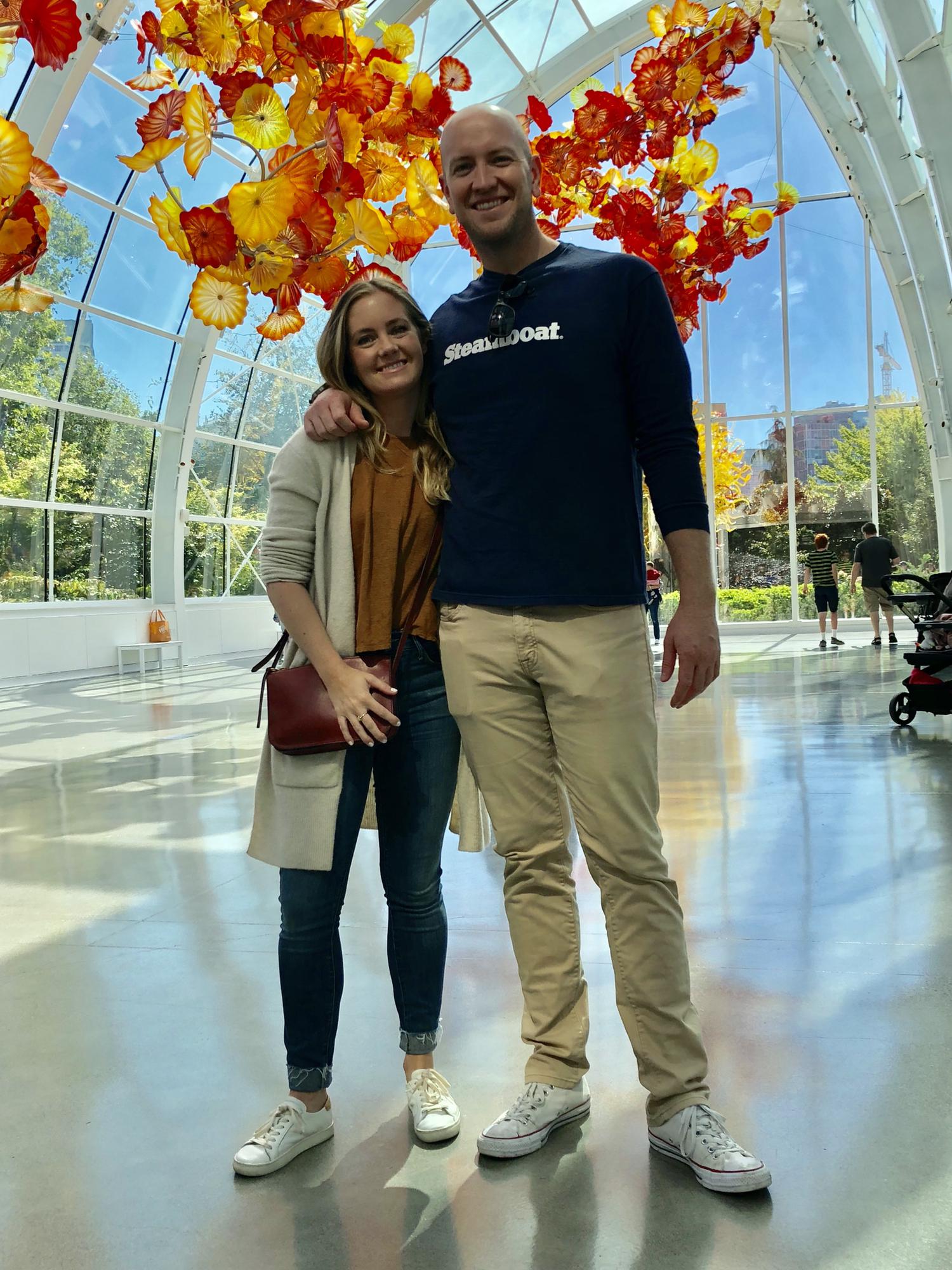 Exploring more of Seattle's attractions during a visit from Katie's parents - Chihuly Garden & Glass - 9/2/18