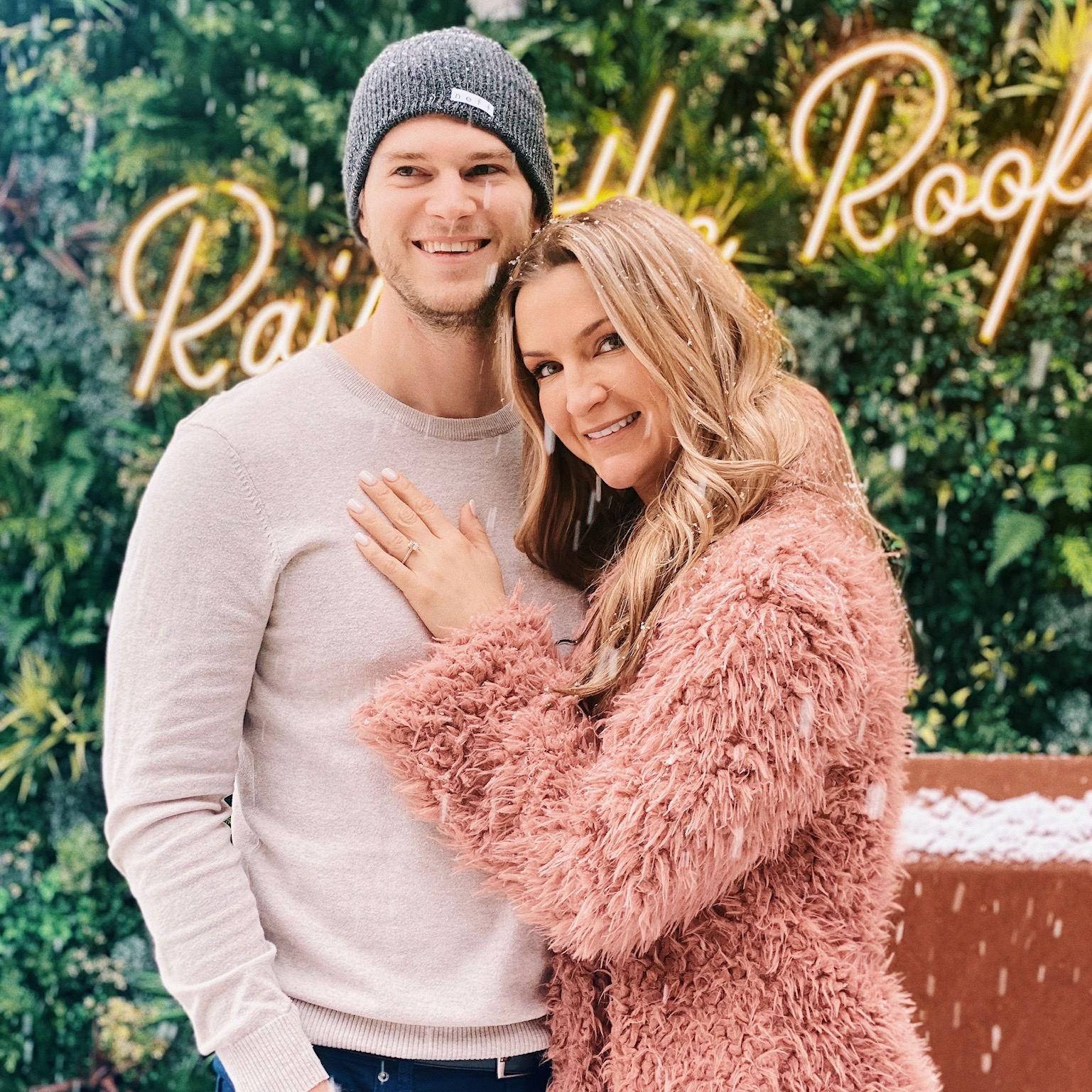 Cody popped the question in Nashville, January 15, 2022. The next day we got snow!