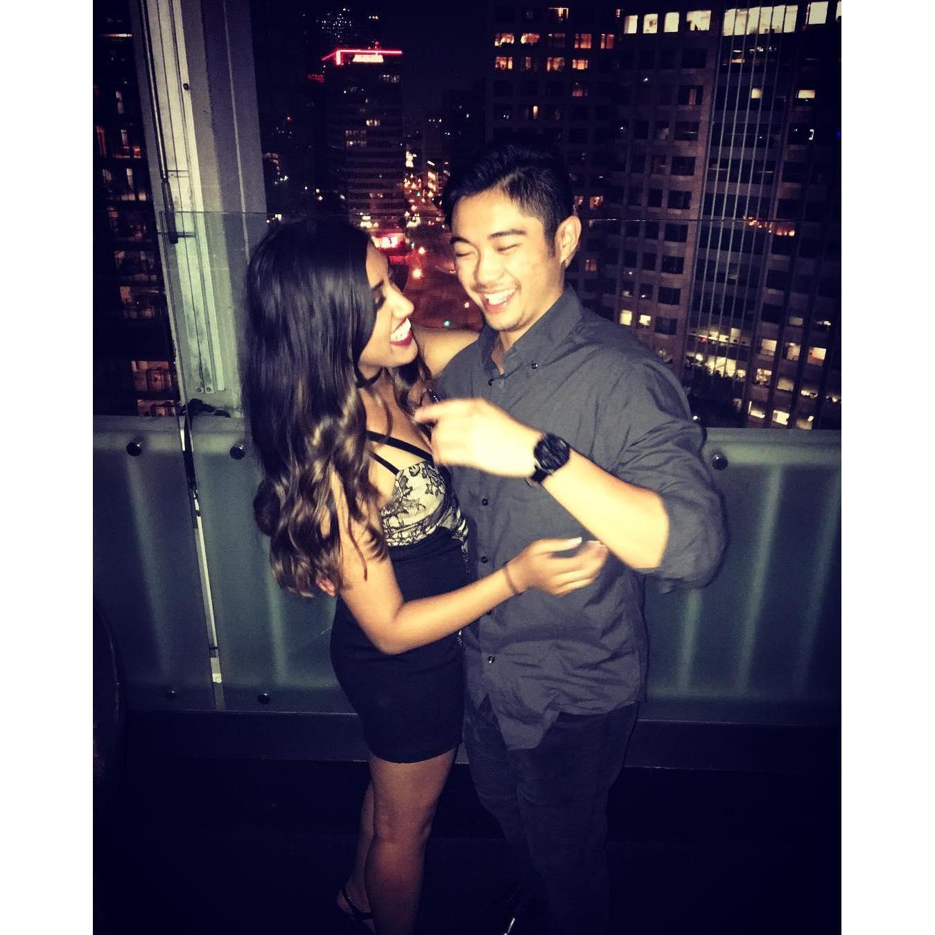 This was the first time Audwin came to visit me while I was still at UCLA. This is where we made our relationship "instagram" official.