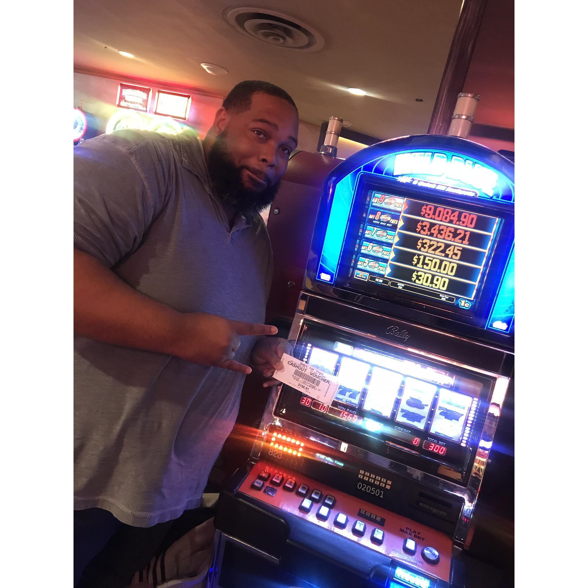 Winning the slots....Vegas 2018