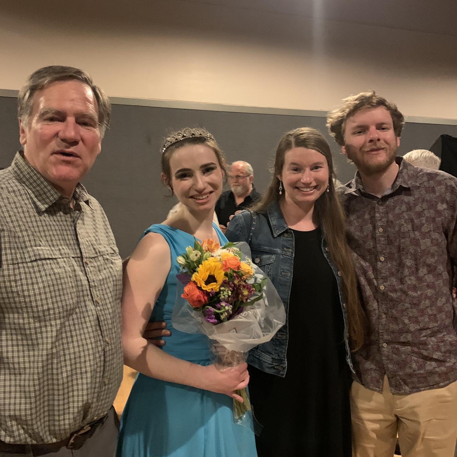 Watching Colleen's sister star as Cinderella in a Generations Theater Company production