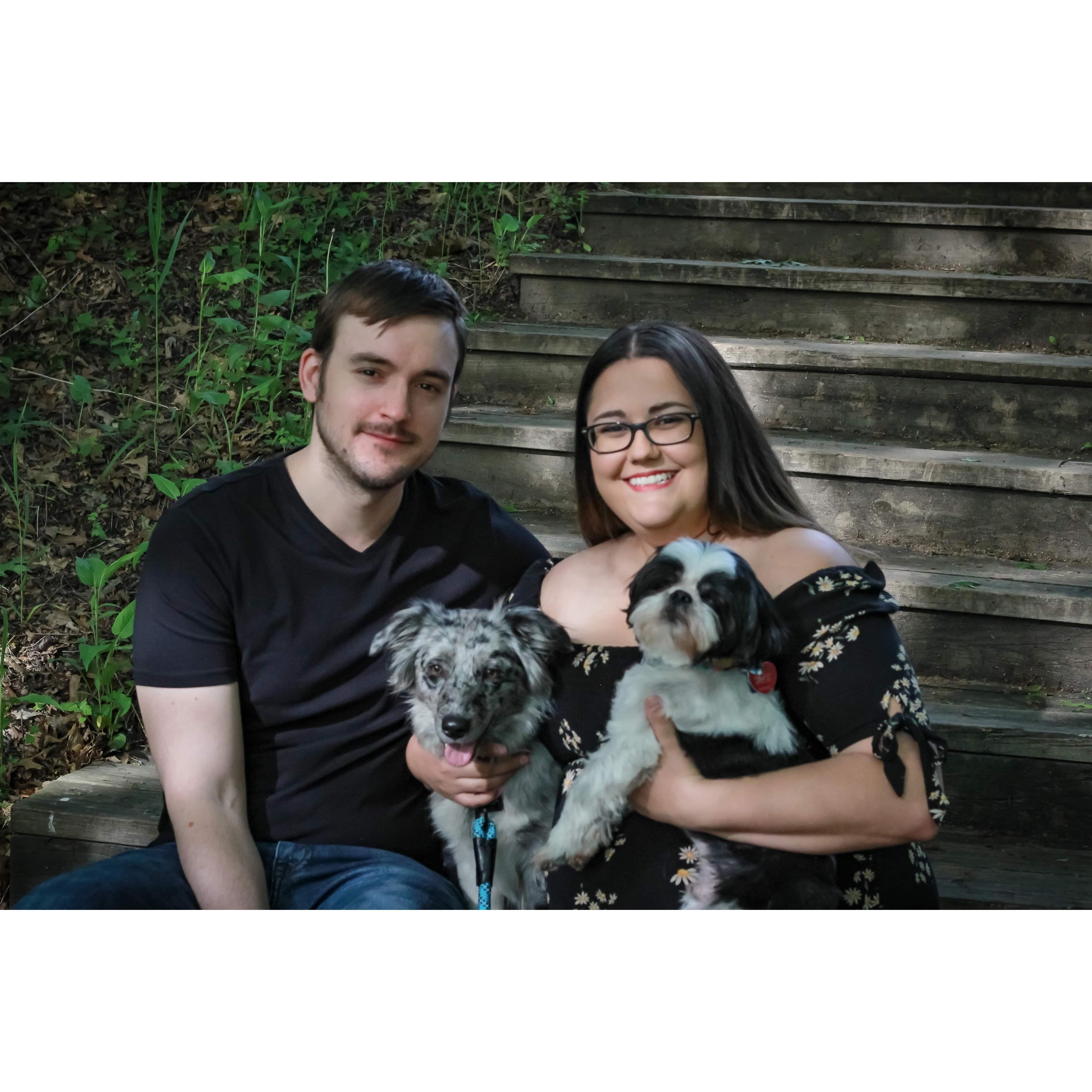 Our adorable puppies! Opal & Dominic. Our furbabies!