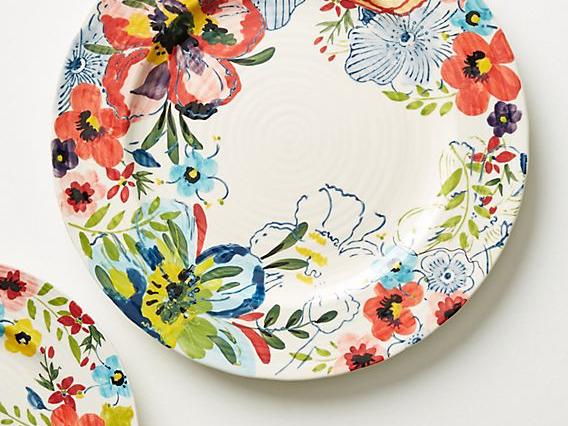 Sissinghurst Castle Bread Plates, Set of 4