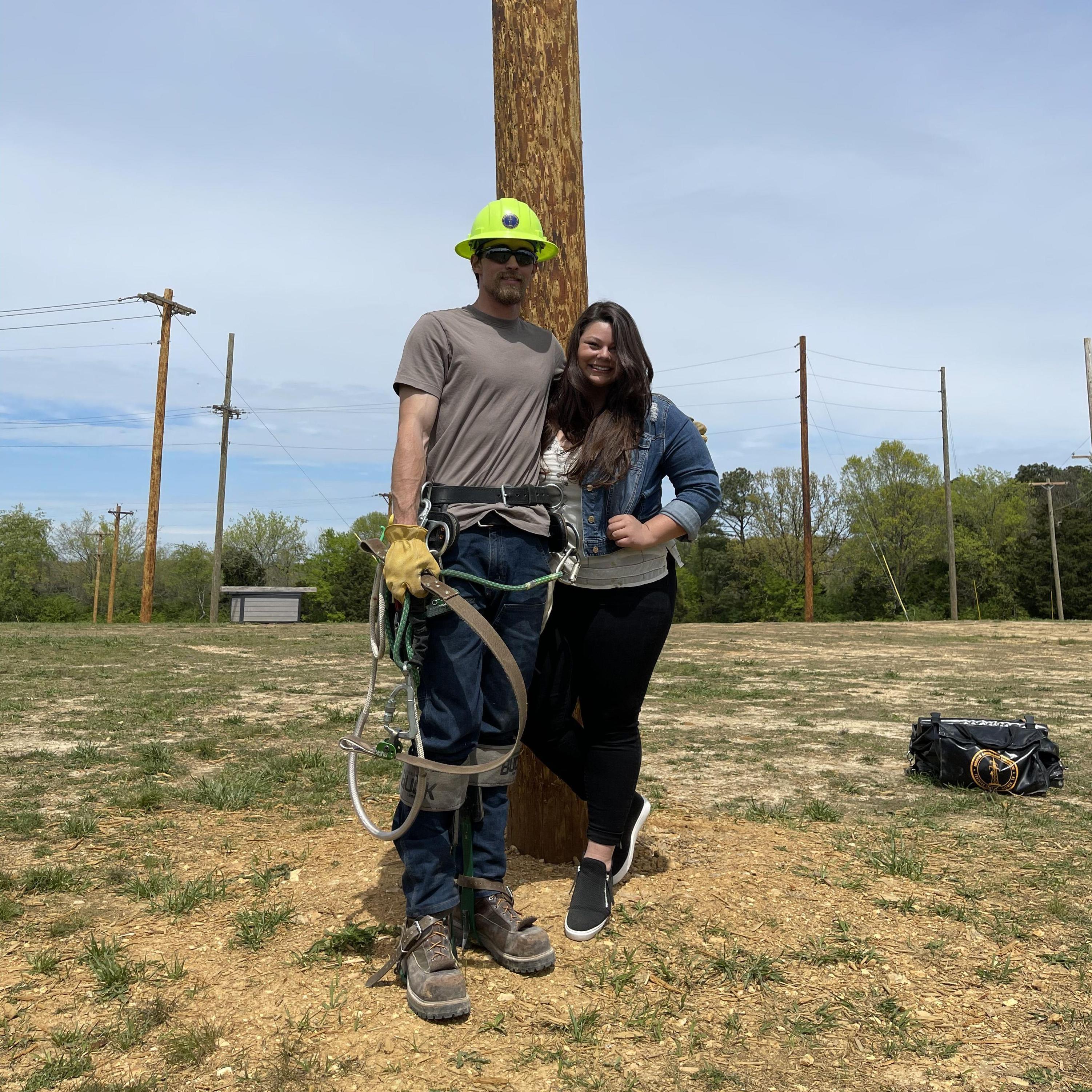 Aaron's graduation from North American Lineman Training Center in Tennessee 2021!
