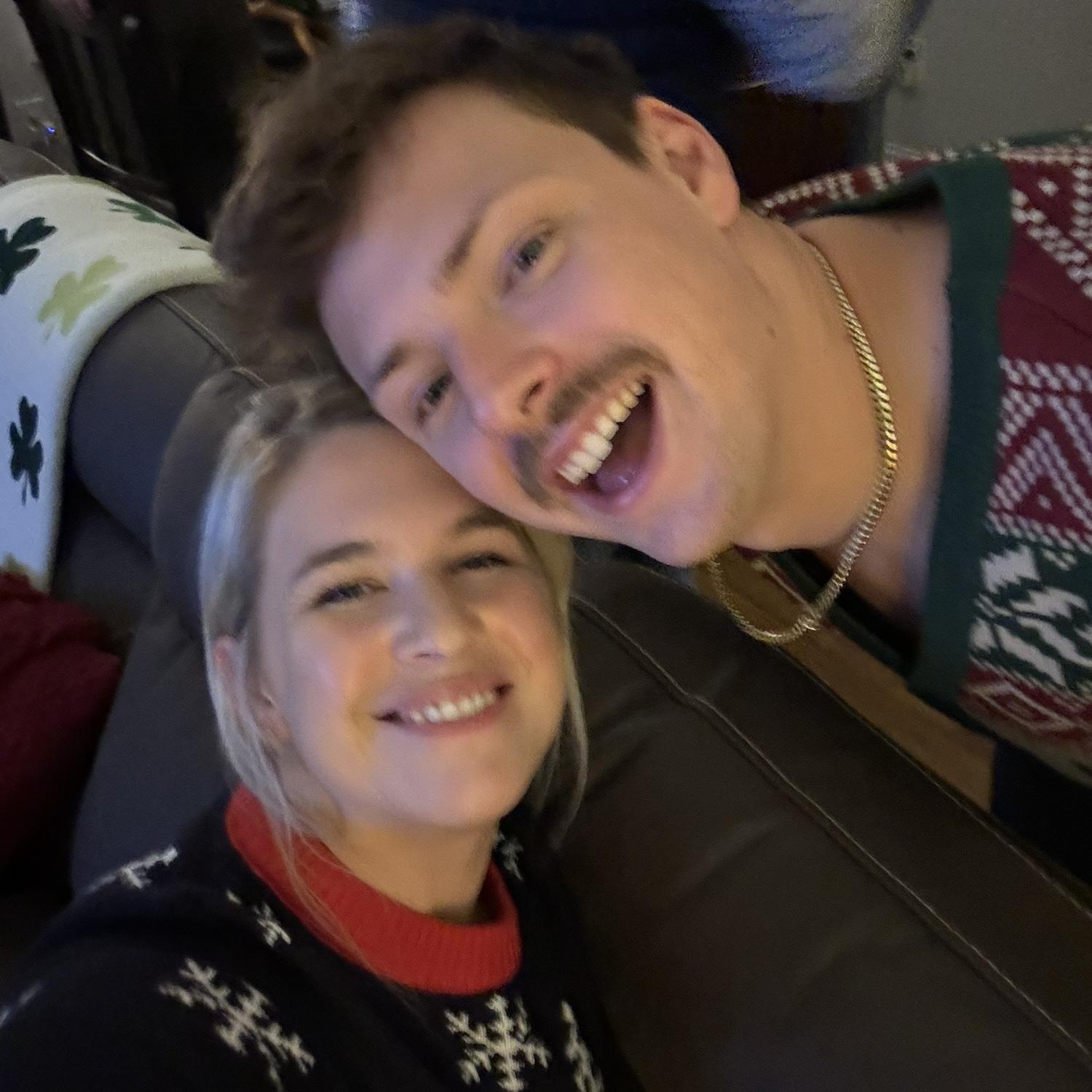 Ugly Christmas sweater party with great friends!