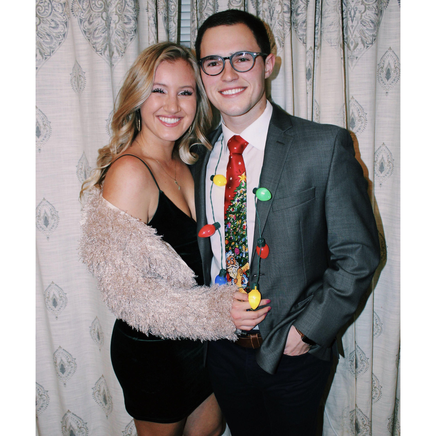 Our first photo together! In December 2018 Fallon had the courage to ask her intern friend Shane to her senior year formal