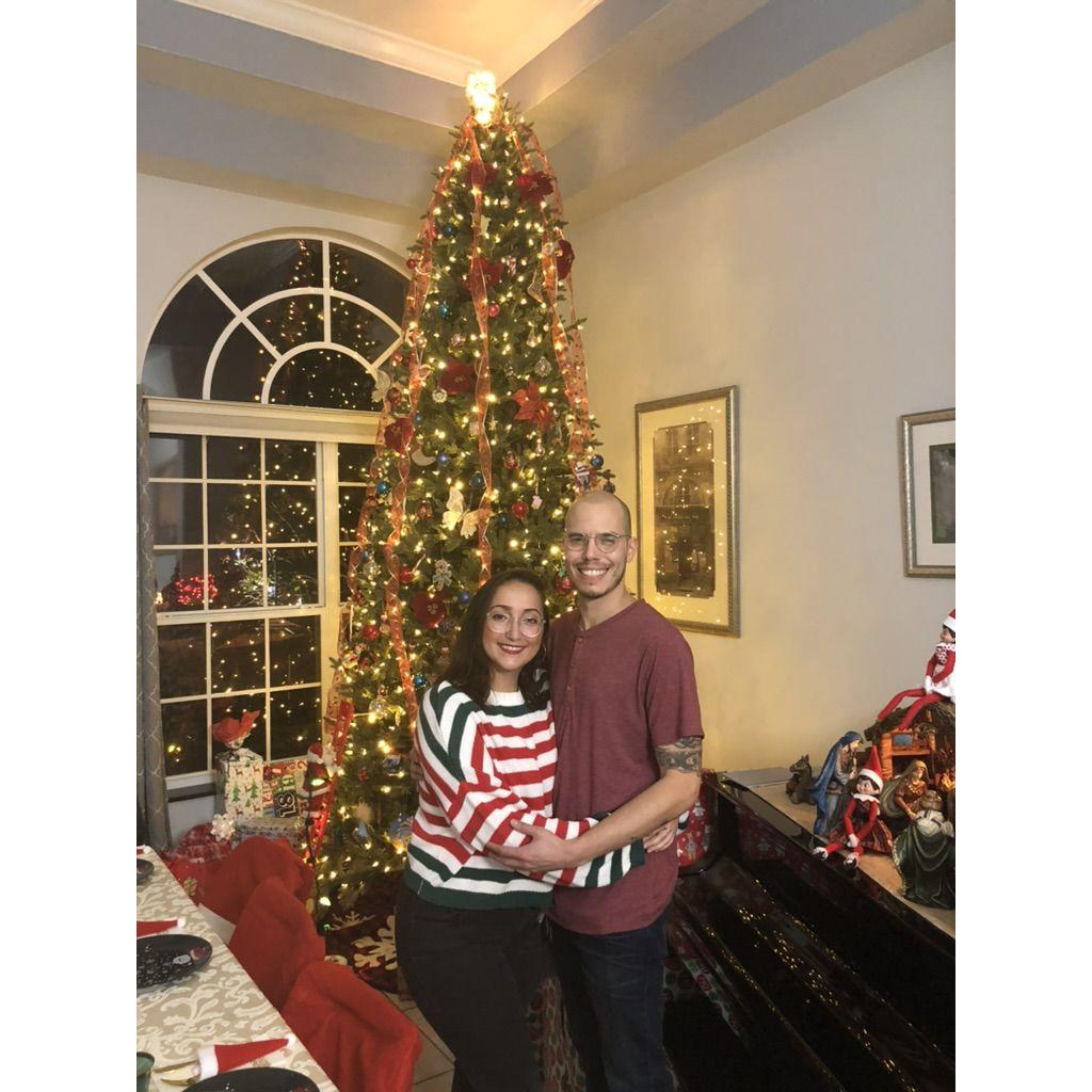 Our first Christmas (and Noche Buena) together, celebrating in Palm Beach with the family | December 24, 2020