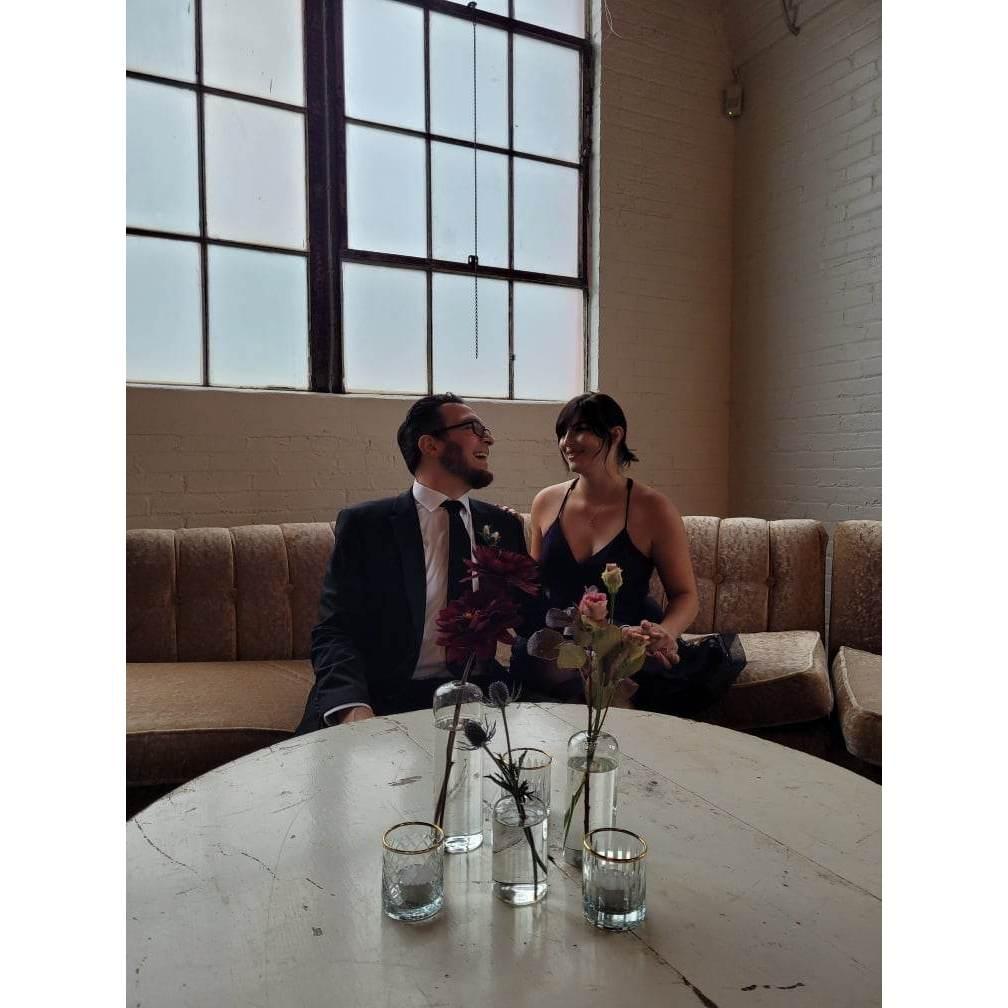 Hanging out before our friends' wedding in Grand Rapids