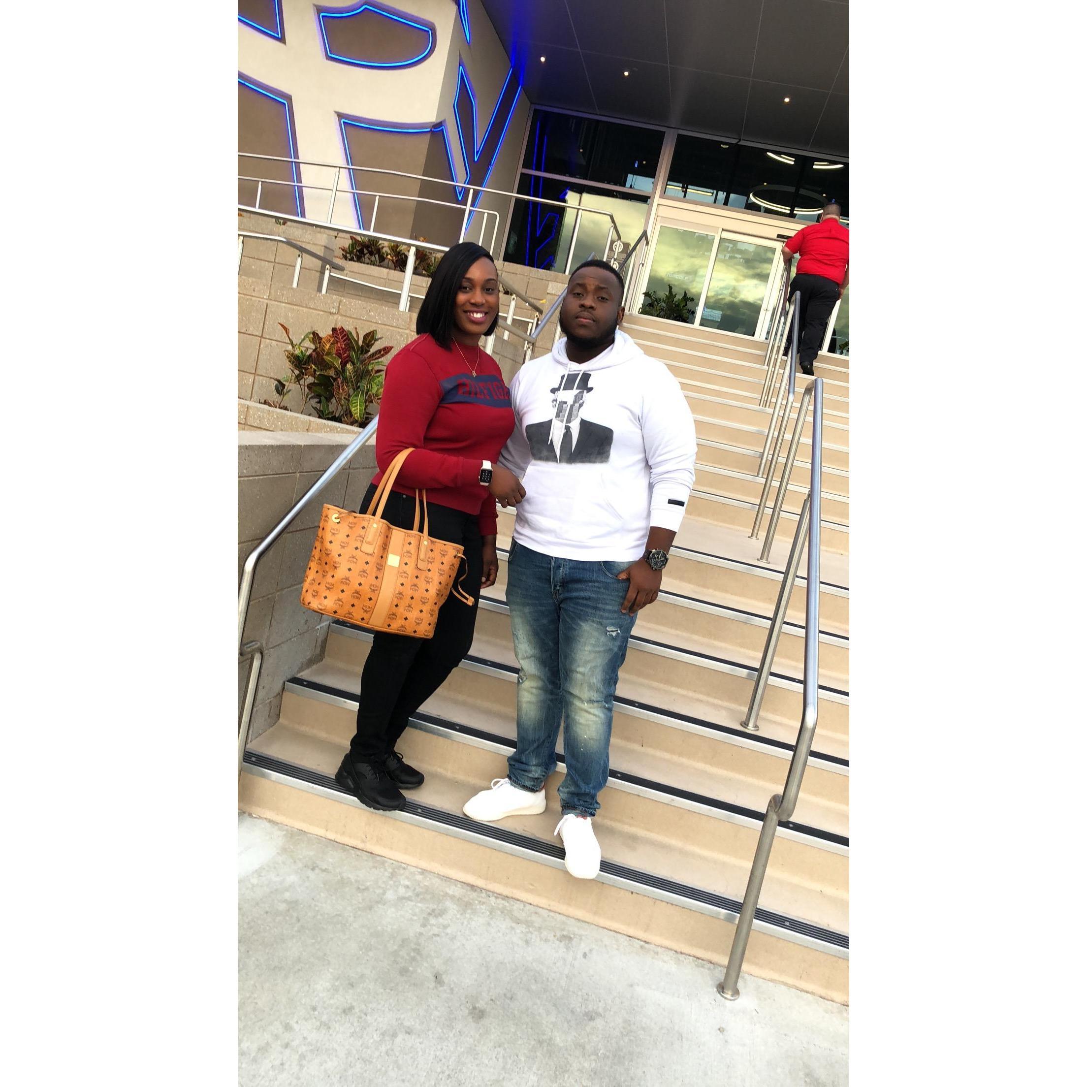 We play on our day off. Top golf in Miami