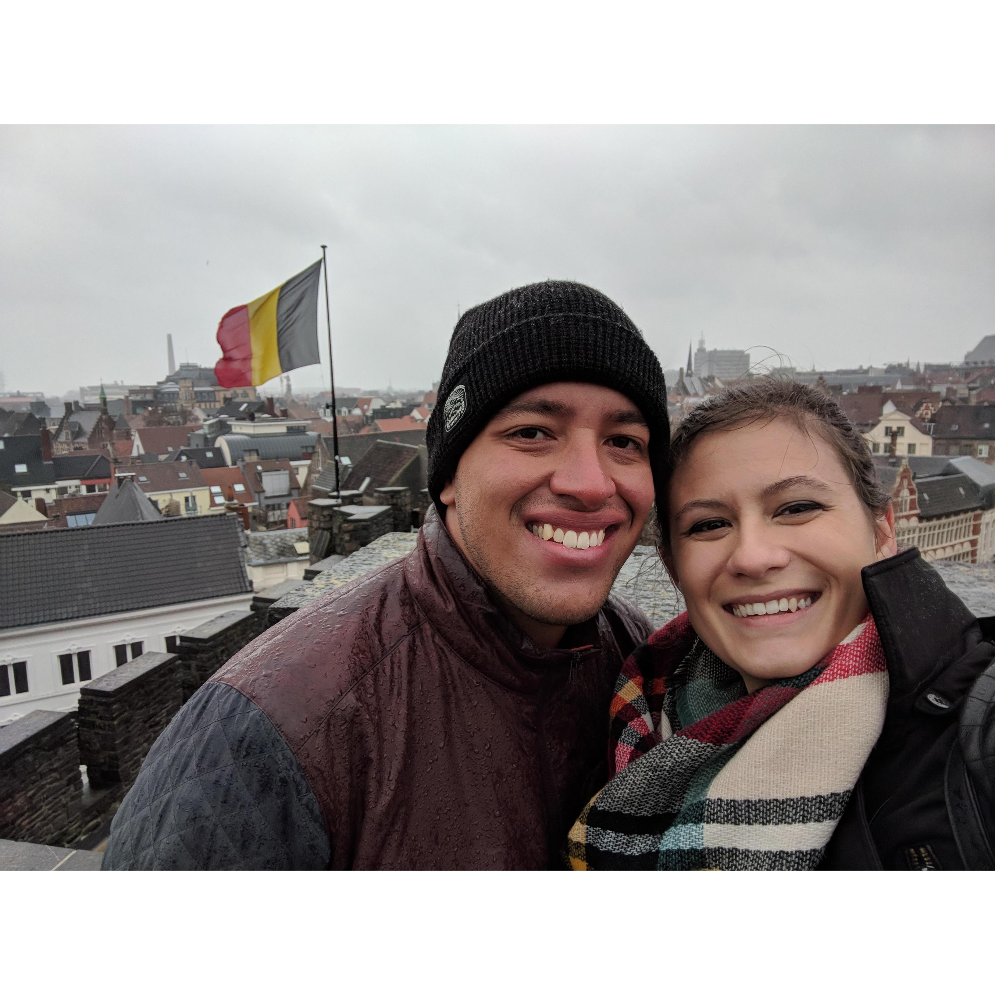 We have visited a total of 5 countries and 8 states together. The list is only going to grow.
[Gravensteen Castle in Ghent, Belgium]