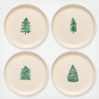 Pacifica Salad/Dessert Plate, Set of 4