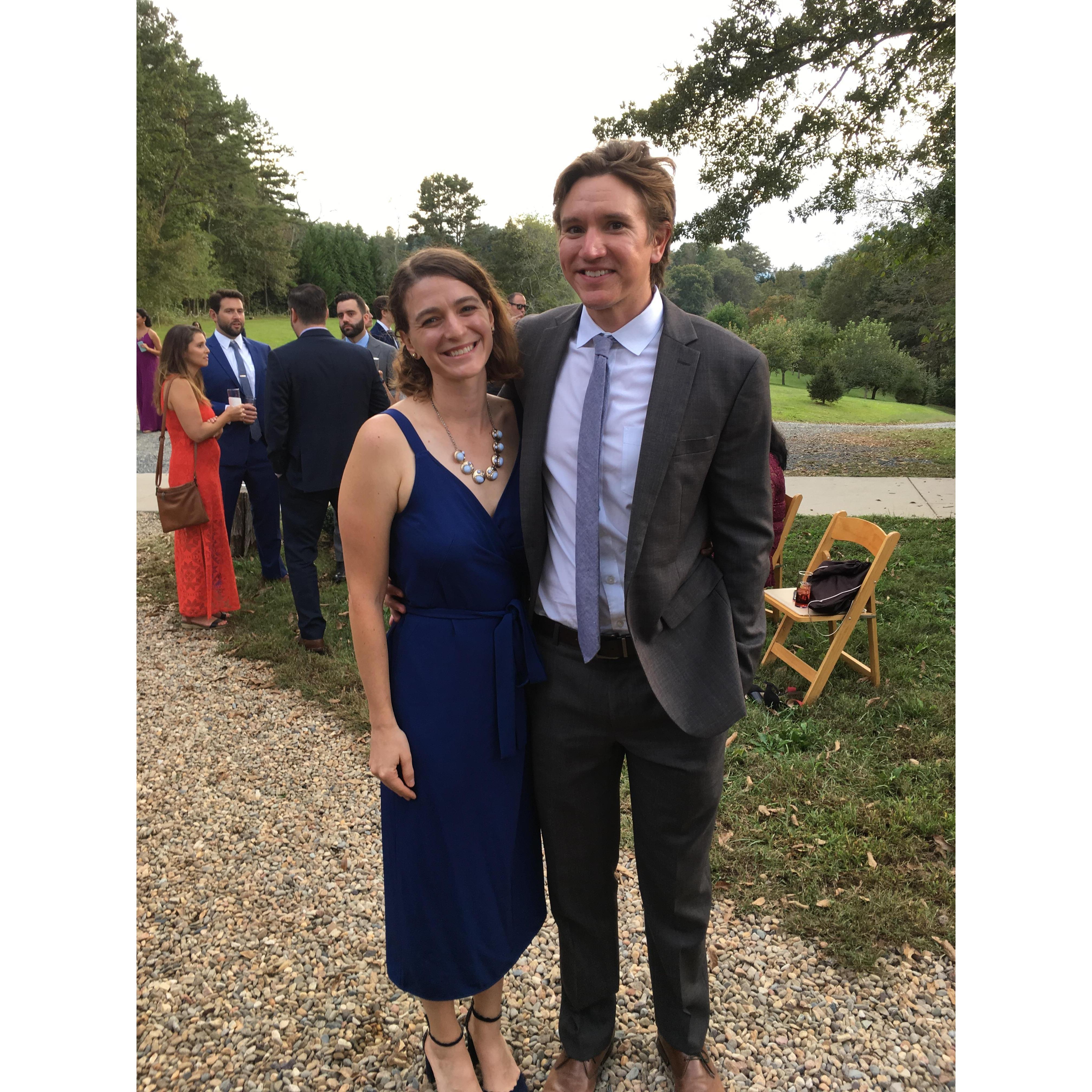 Sometimes we get dressed up and go to other people's weddings