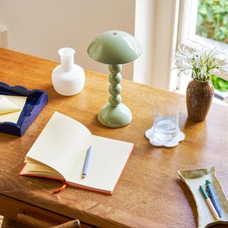 Bobbin Lacquered Rechargeable LED Table Lamp