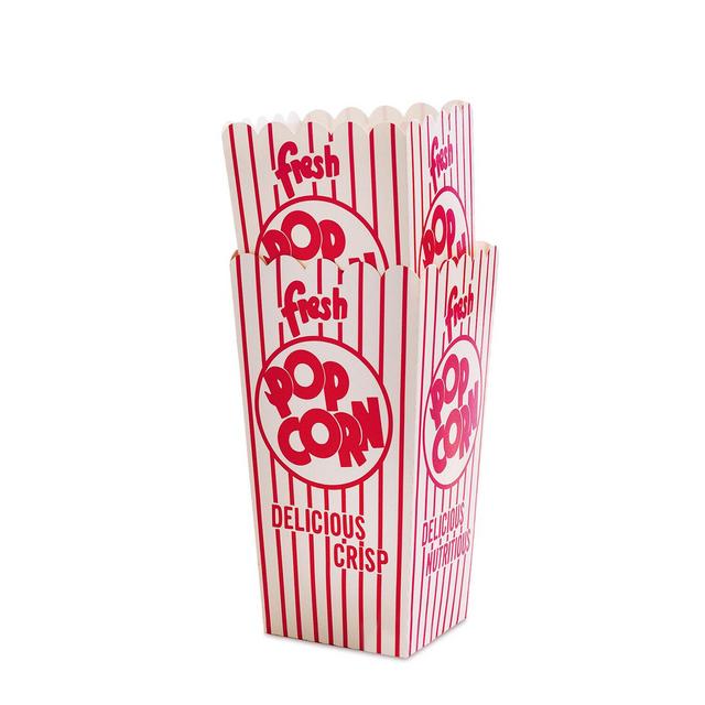 Retro Paper Popcorn Box