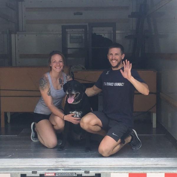 All loaded up to head to our new home