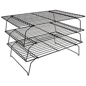 Sunflair Professional Grade 3 Tier Cross Grid Cooling Rack (set of 3)