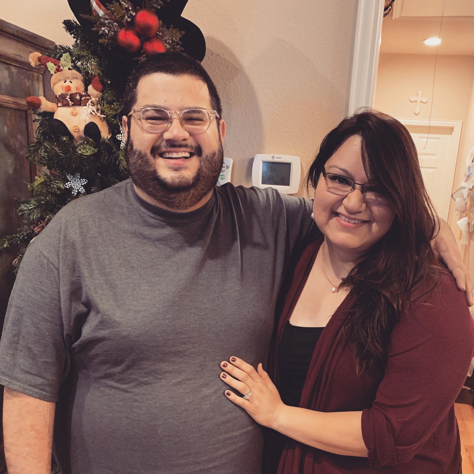 Our first Christmas as an engaged couple!