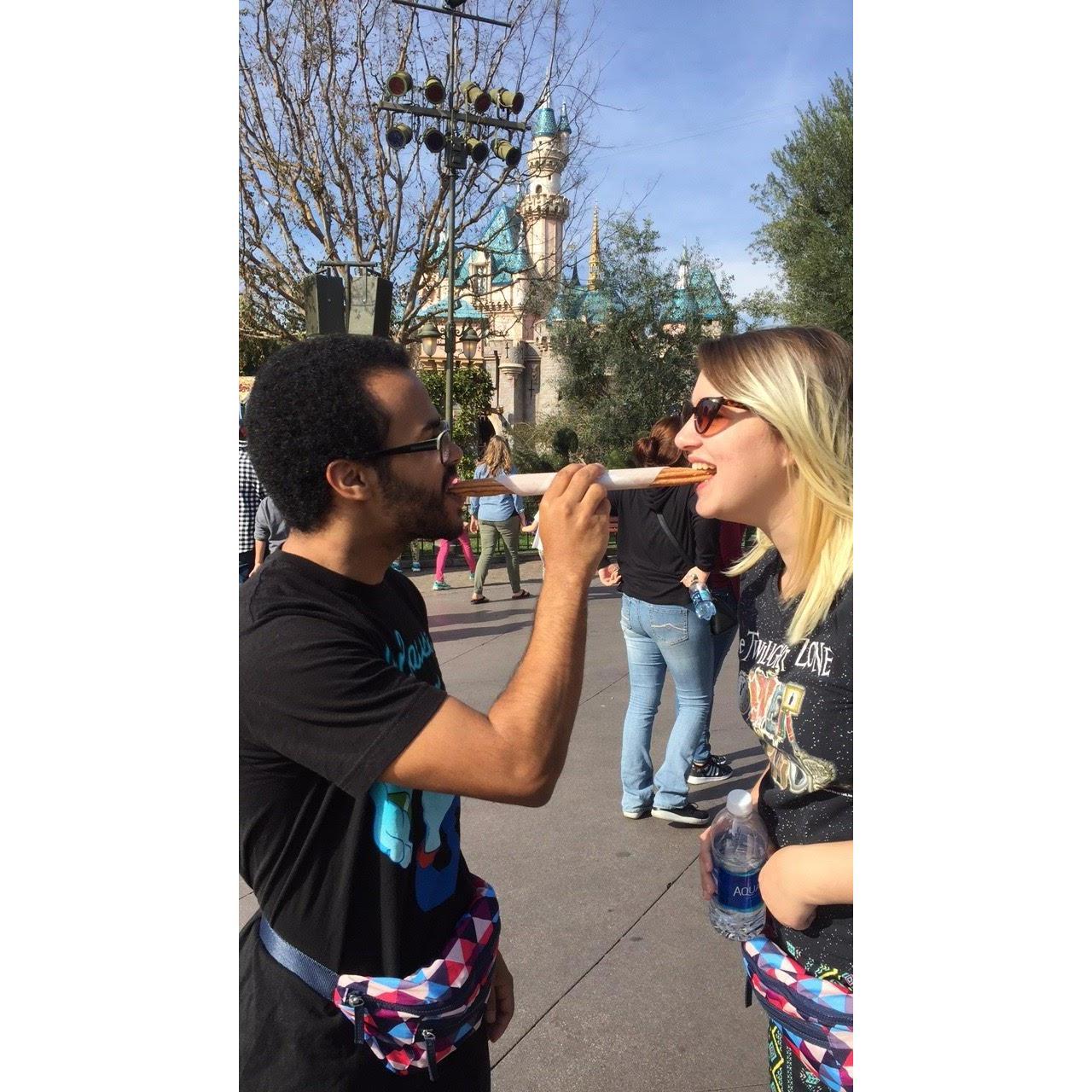 Sharing a churro? Thats true love.