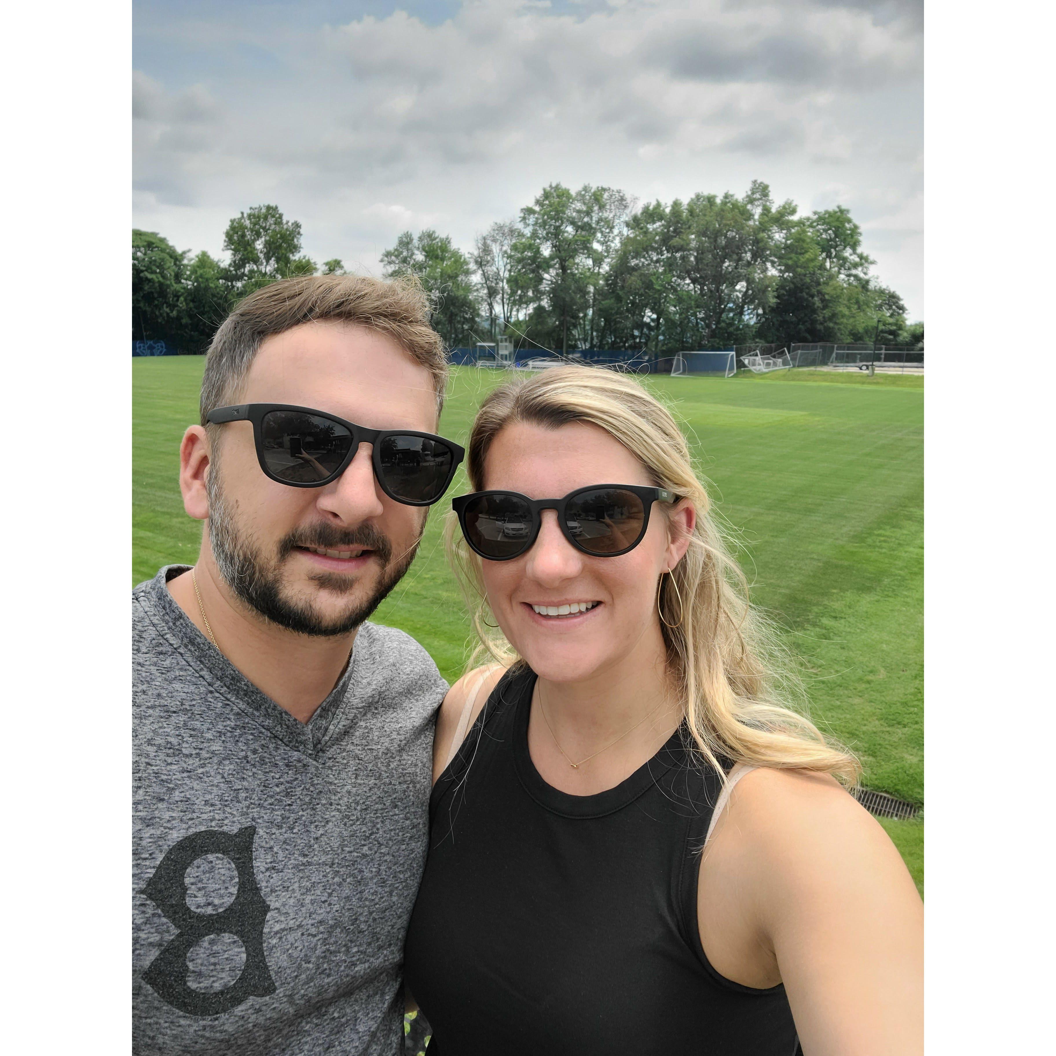 Philadelphia University Soccer Field. July 2021