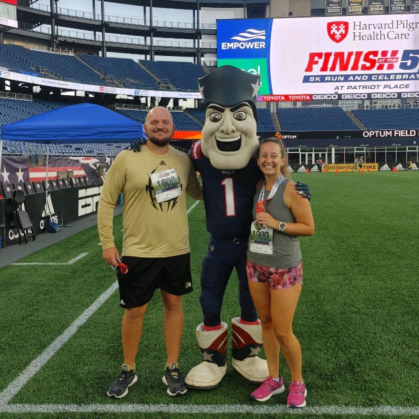 Our first race together