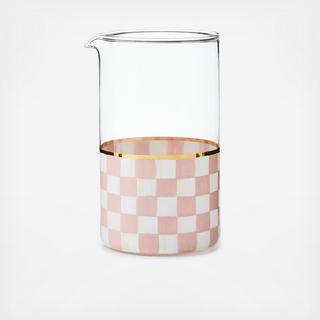 Rosy Check Mixing Glass