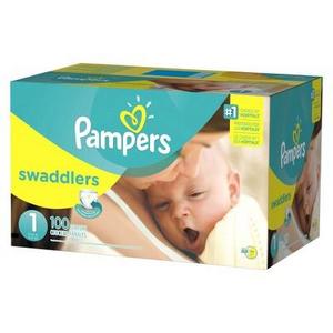 Pampers Swaddlers Diapers Super Pack Size 1 (100 ct)