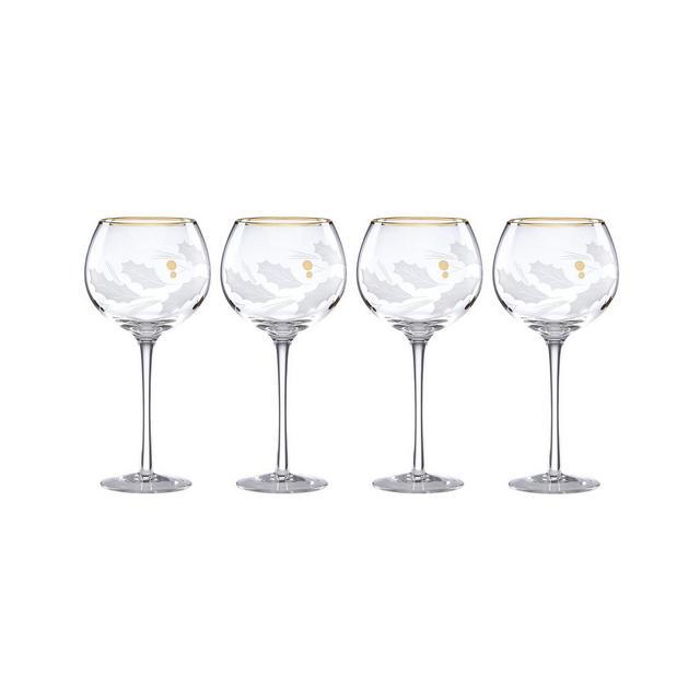 Lenox Holiday Gold 4-piece Balloon Glass Set