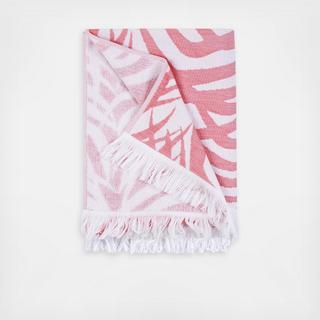 Matouk x Schumacher Zebra Palm Beach Towel