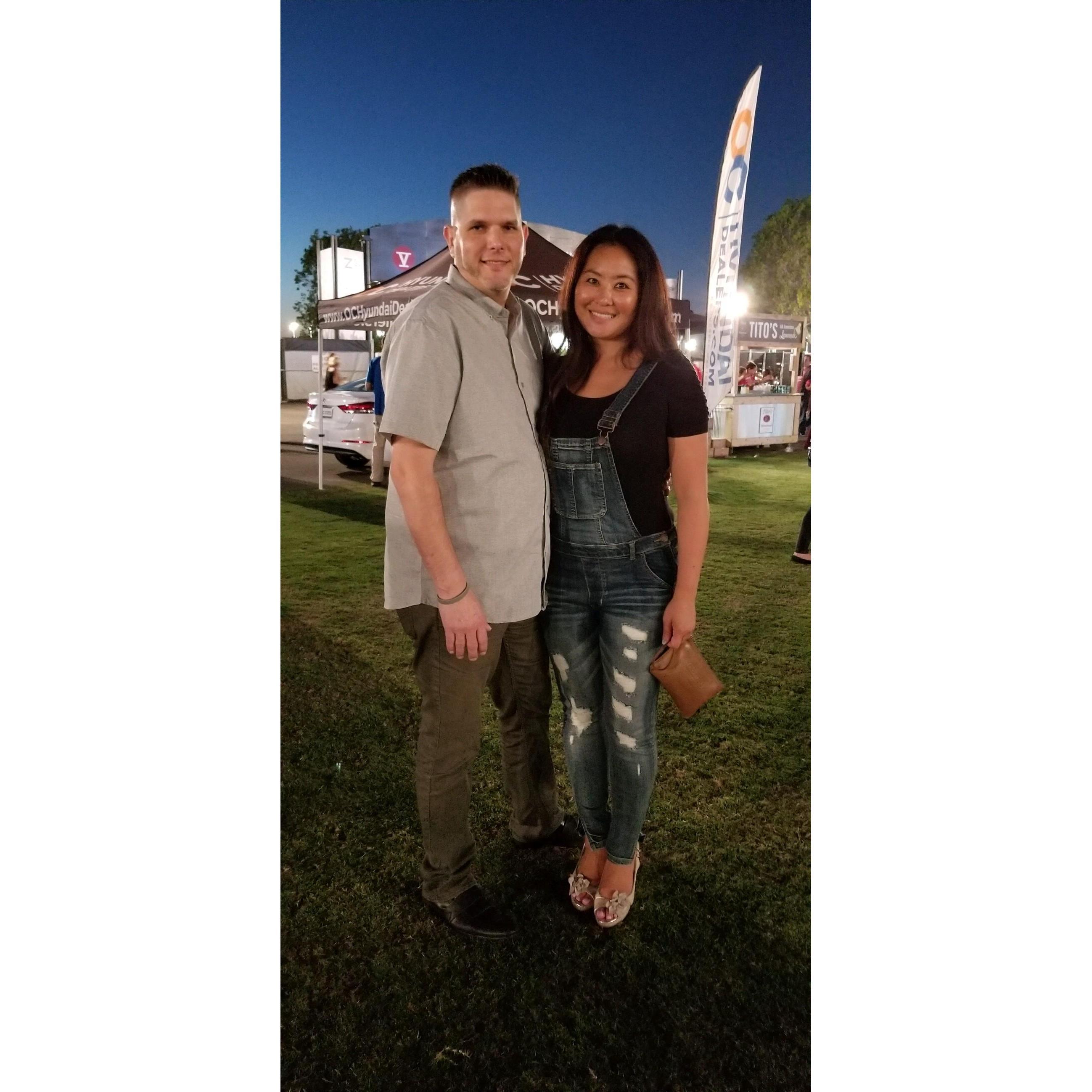 September at the Jason Miraz concert! Went with friends Sandra and Joni Norwood.
