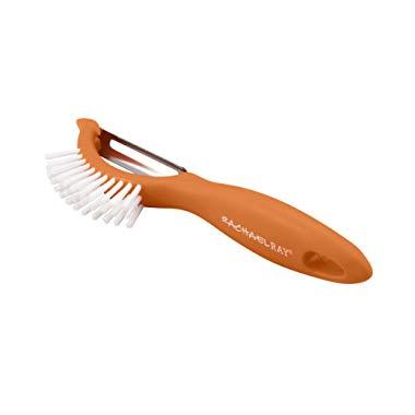 Rachael Ray Tools & Gadgets Veg-A-Peel 3-In-1 Tool, Orange - 55250