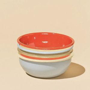 The Get Out Enamelware Bowl Set - Multicolor | Editorialist