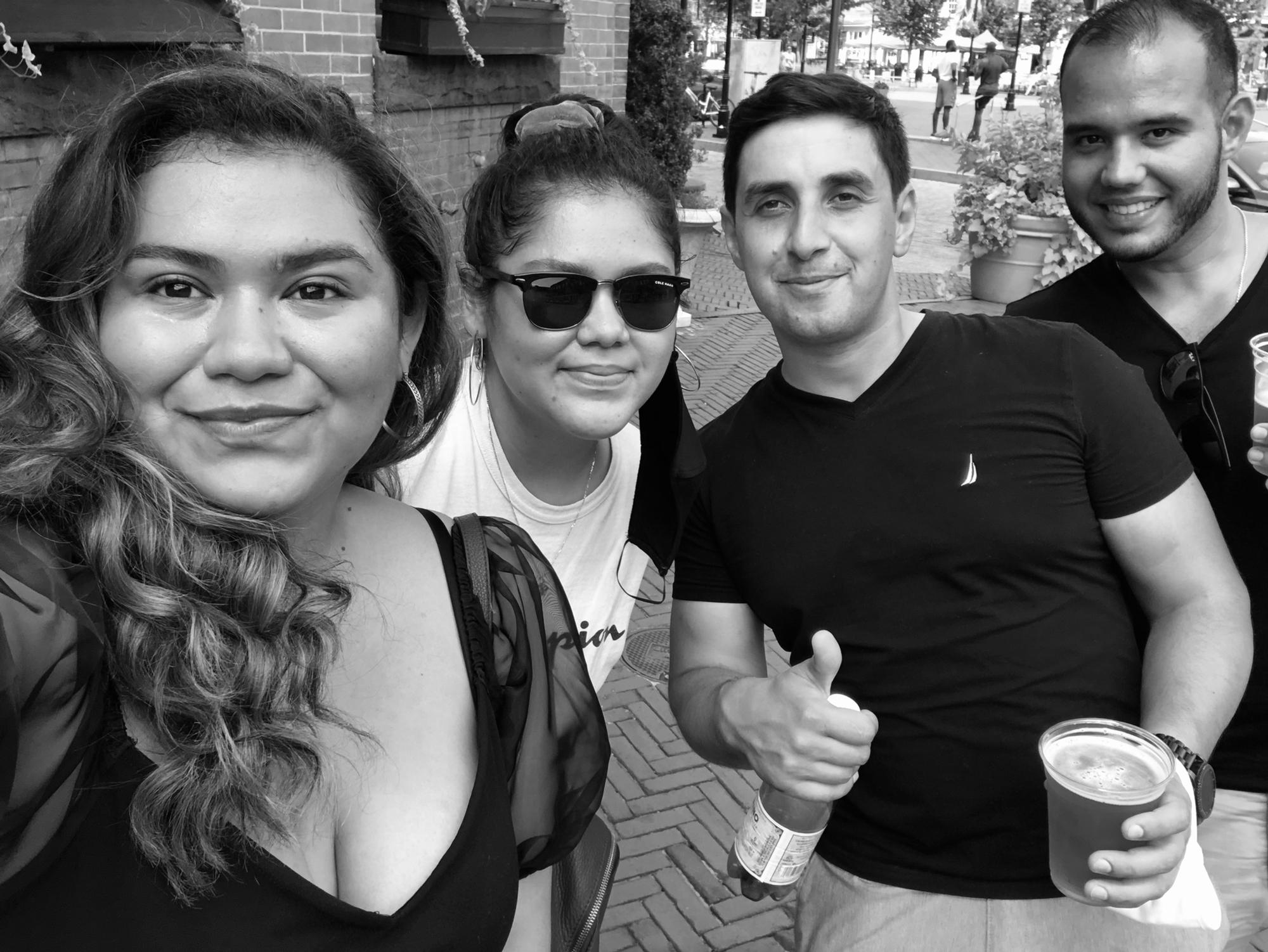 Showing our friends around Baltimore. Lucy,my best friend and Chris, Miro’s friend,  visiting from Jersey.
