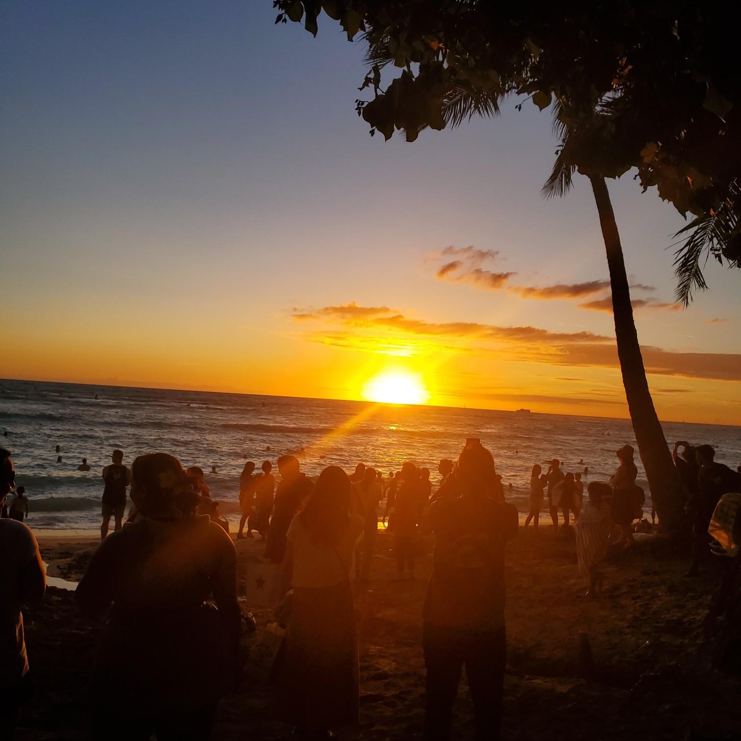 Hawaii sunset! Absolutely breath taking.