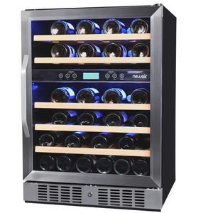 NewAir AWR-460DB 46 Bottle Dual Zone Built-In Wine Cooler